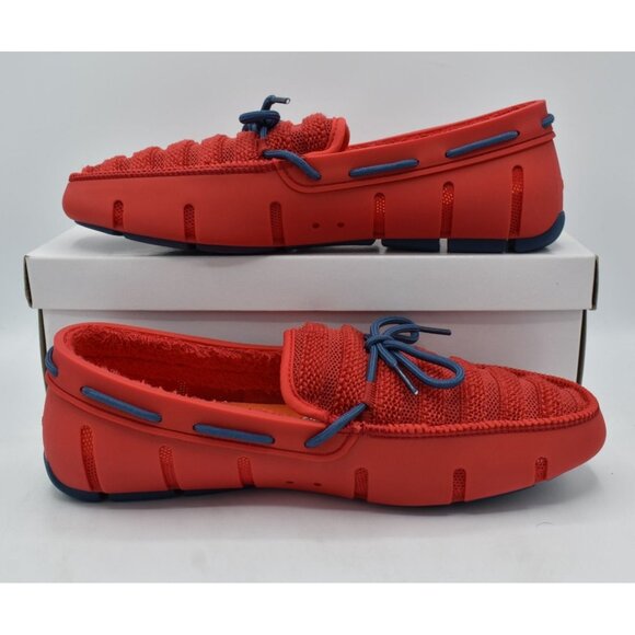 SWIMS Mens Size 10 Terry Loafer Red Ensign Blue Slip On Loafers Shoes - Picture 9 of 12